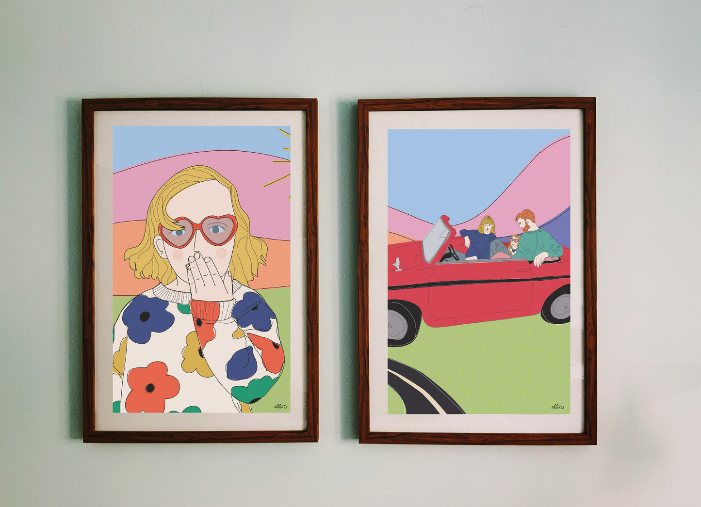 Affiche personnalisée COLORÉE