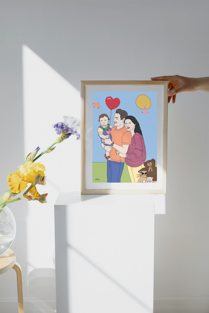 Affiche personnalisée COLORÉE